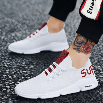 New men's sports shoes trend shoes fashion sports casual shoes students running shoes single shoes