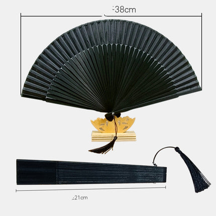 40 Square Women's Folding Fan Chinese Style Hanfu Accessories