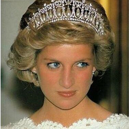 Bridal Crown Rhinestone Pearl Water Drop Hair Accessories Wedding Dress Ornaments
