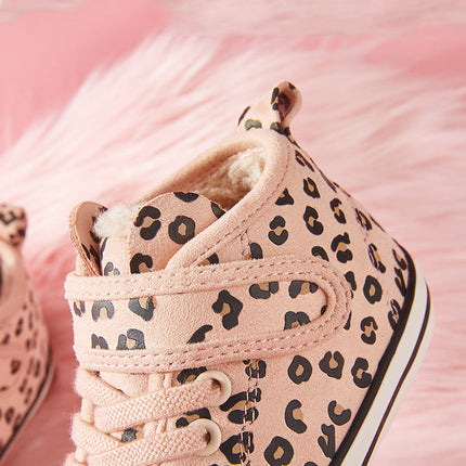 Winter shoes plus velvet baby casual soft-soled toddler shoes