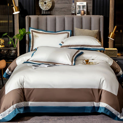 100 cotton 100 sheets quilt cover simple hotel bedding