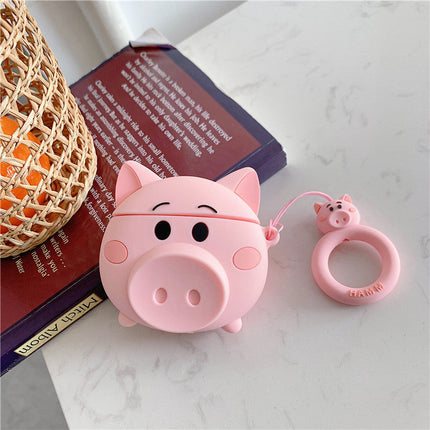 Compatible with Apple, Cartoon Piggy AirPods Pro Cover