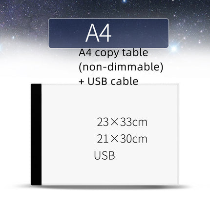 A4 Copy Table LED Copy Table Light-emitting Board