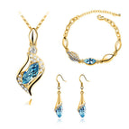 Gold sea blue