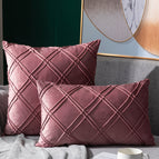 Lotus root pink double line l / 43x43cm without core