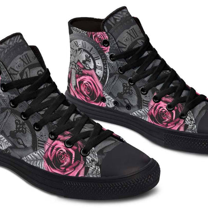 Printed Couple High-top Canvas Shoes