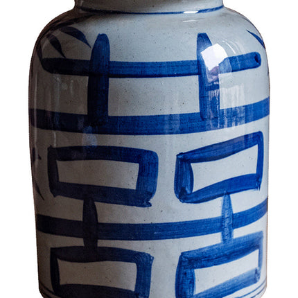 Hand-painted Blue And White Ceramic Vase Stoneware Flower Ware