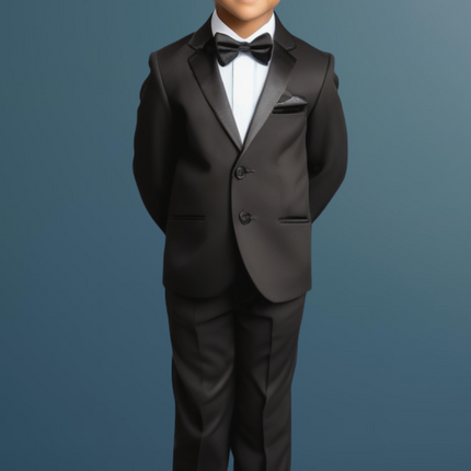 BLACK SUIT FOR Children's BOY CHURCH OR SCHOOL PICTURE