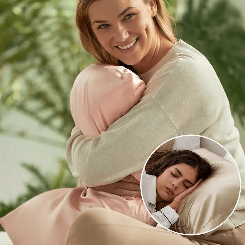 2 Pack Satin Silk Pillowcases for Hair & Skin – Soft, Smooth, Cooling Pillow Covers (Queen Size)