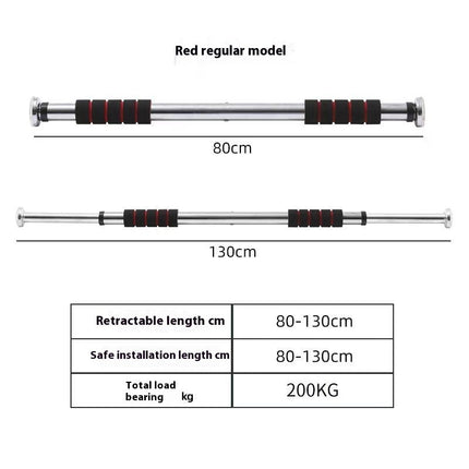 Indoor Punch-free Horizontal Bar On The Door Pull-up Fitness Equipment