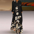 Flowers black / XS