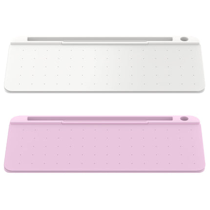 Computer Desktop Keyboard Portable Erasable Message Note Board Office Storage Box