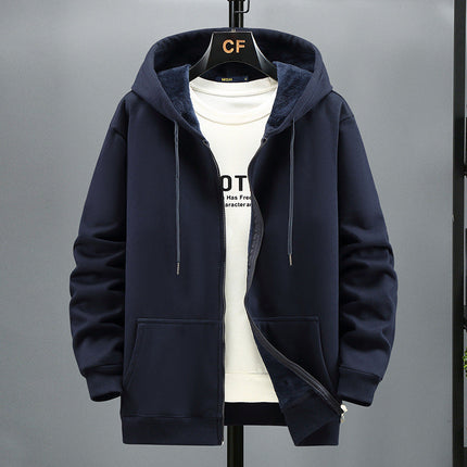 New Fall Men's Trendy Fashion Coat Plus Big Size Loose Style