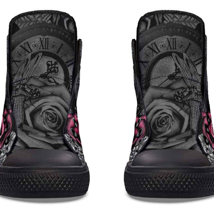 Printed Couple High-top Canvas Shoes