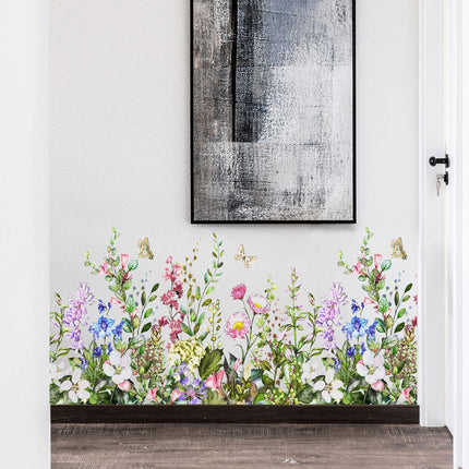 Plant Flower Creative Loop Multiple Collage Wall Stickers