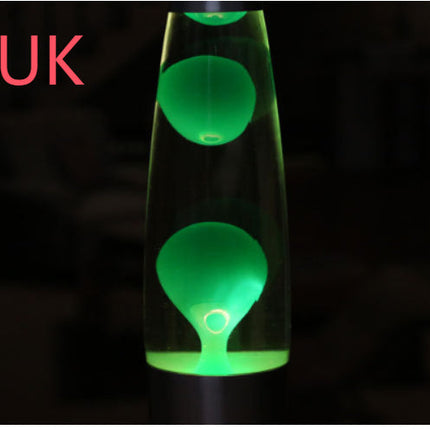 COOL RED Metal Bottom Wax Volcano Lava Lamp