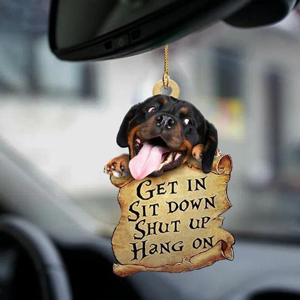 Car Pendant Sleeping Dog Angel Home Decor Acrylic Showcase Hanging Ornaments For Doors