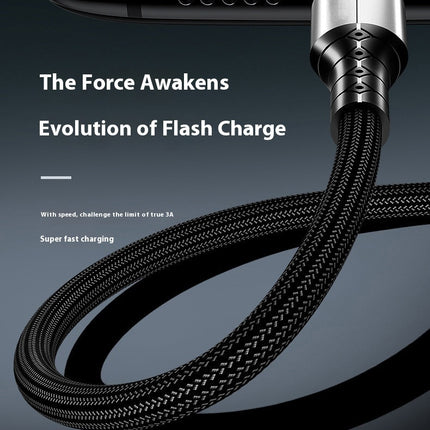 Android TYPE-C Super Fast Charge 5A Nylon Braided Mobile Phone Charging Cable