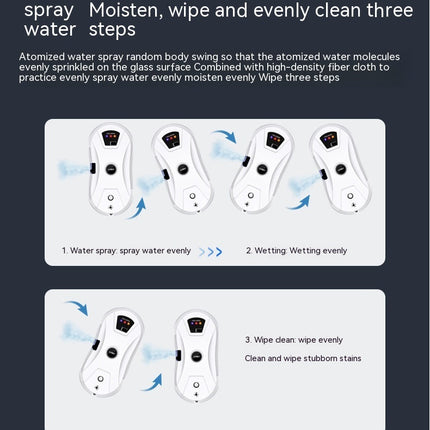 Intelligent Water Spray Window Cleaning Robot Automatic Electric Remote Control Intelligent Water Spray Window Cleaning Robot