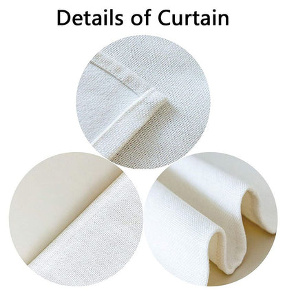 Create Your Own Two-piece Splicing Door Curtain With Blackout And Windproof