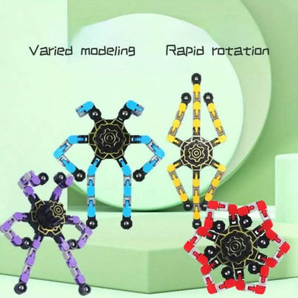 3-Pack: Fidget Toys Transformable Spinners