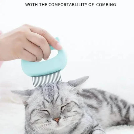 3-Pack: Pet Deshedding Brush Grooming and Shedding Matted Fur Remover Massage Dematting Tool