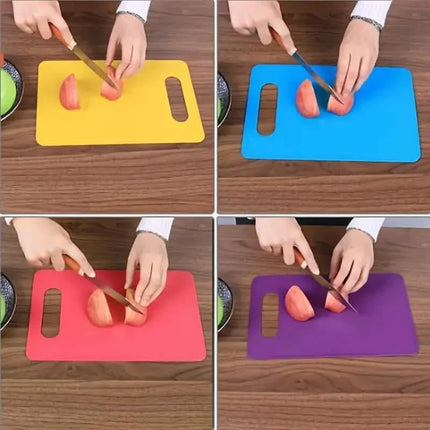 3-Piece Set: Plastic Cutting Board Foods Classification Boards