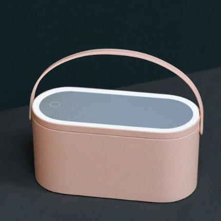 Led table contains cosmetic mirror