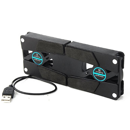Rotatable USB Cooling Fan Pad 2 Fans Cooler Notebook Cooler Computer USB Fan Stand For 8-14pc Laptop PC Computer Peripherals