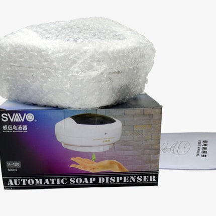 Wall-mounted automatic soap dispenser