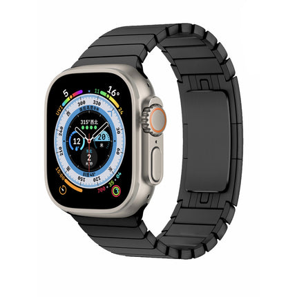 Suitable For Smartwatch 8 Stainless Steel Strap Bow Buckle IWatch Metal Watch Band