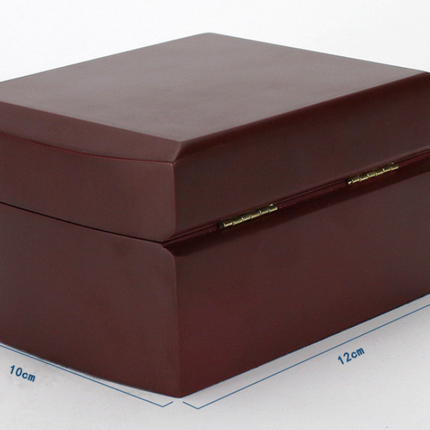 High-end brand packaging gift box High-grade flannel watch wooden box Hot stamping logo OEM square box