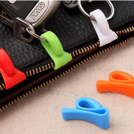 Colorful mini built-in bag clip organizer