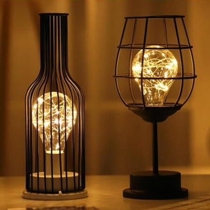 Minimalist hollow table lamps