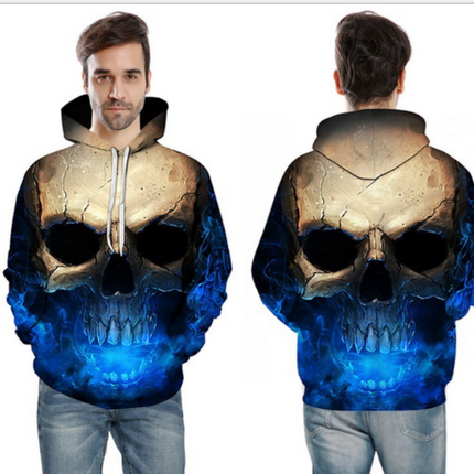 3D Skull Hoodie