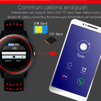 Call photo pedometer smart watch