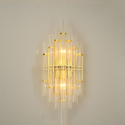 Modern Living Room Light Luxury Crystal Creative Wall Lamp