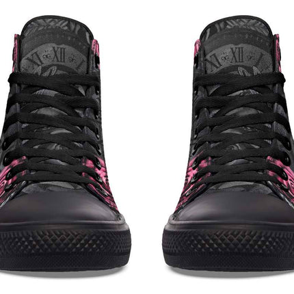 Printed Couple High-top Canvas Shoes