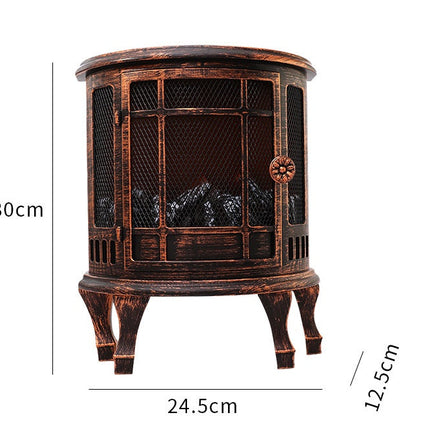 Brazier Decorations Christmas Fireplace Charcoal Lantern