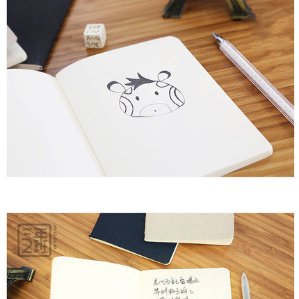 Retro Plain Blank Solid Color Graffiti Book