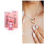 Pink / With a necklace