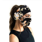 Set / Black Flowers
