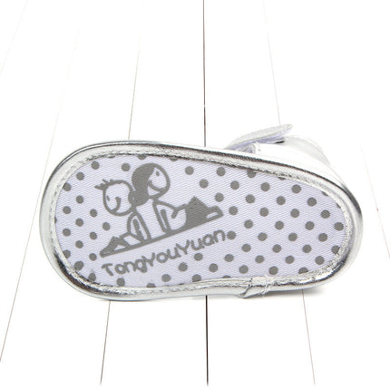 baby toddler shoes baby big flower PU sandals