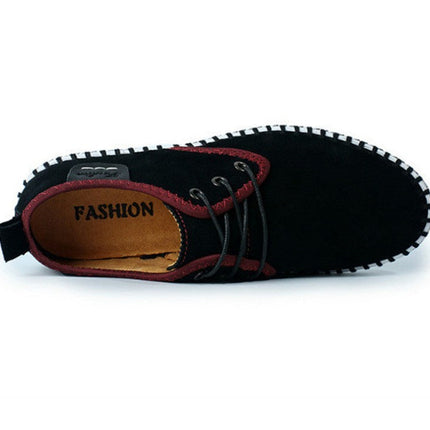 new casual shoes large size leather shoes handmade leather stitching men's shoes