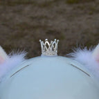Separate small silver crown