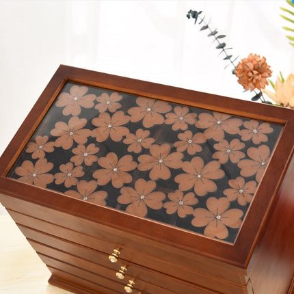 Wooden storage box
