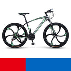 Black green six knife wheel / 26inch 21speed
