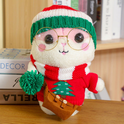 Cute net red hamster doll