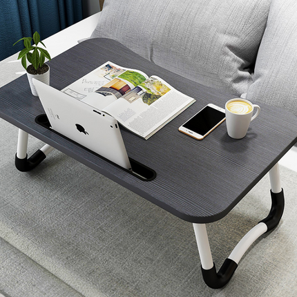 Notebook folding computer table