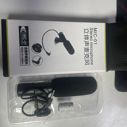 Stereo Microphone Camera Professional Interview Radio
